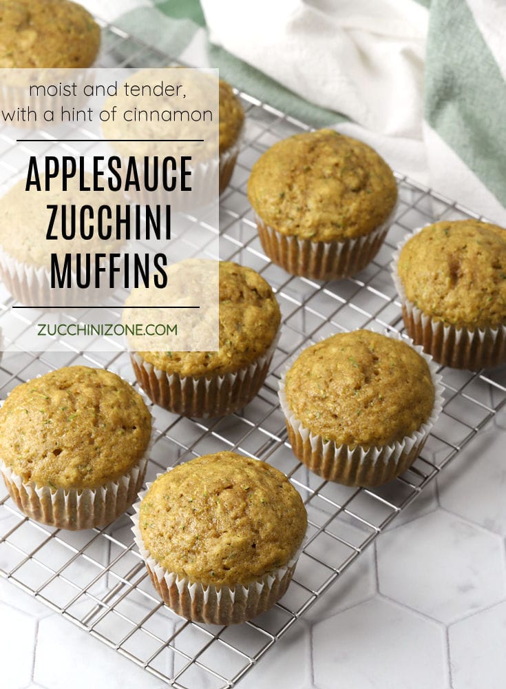 Applesauce Zucchini Muffins Zucchini Zone