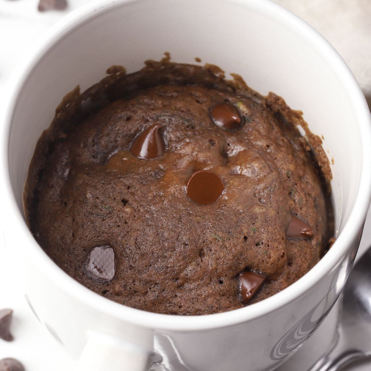 Chocolate Zucchini Mug Cake Zucchini Zone