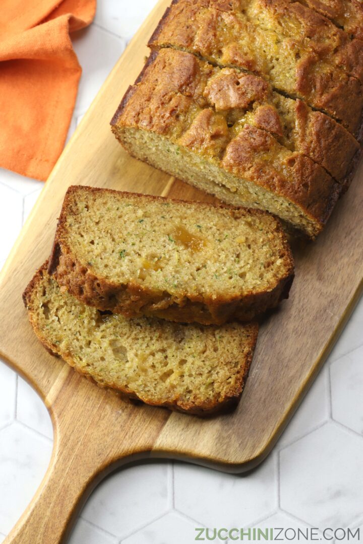 Peach Jam Zucchini Bread Zucchini Zone