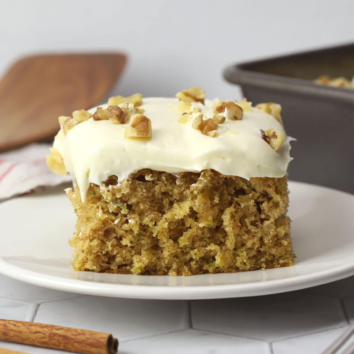 Zucchini Spice Cake with Cream Cheese Frosting Zucchini Zone