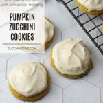 Pumpkin zucchini cookies recipe.