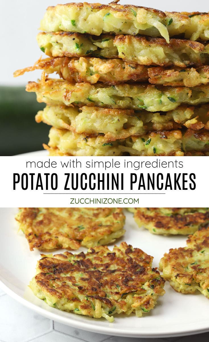 Zucchini Potato Pancakes Zucchini Zone