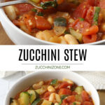 Zucchini stew recipe.