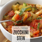 Zucchini stew recipe.