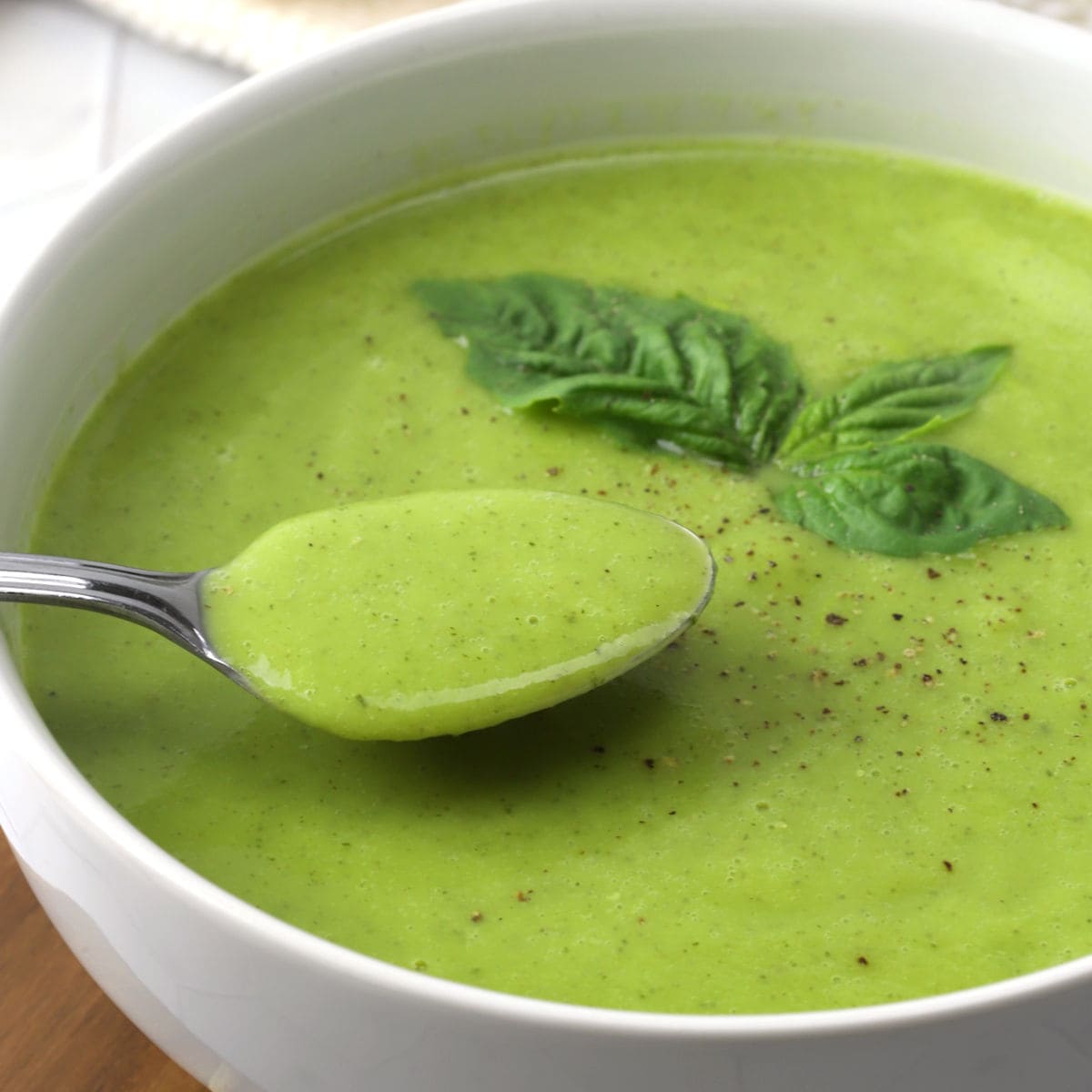 Zucchini Basil Soup Zucchini Zone