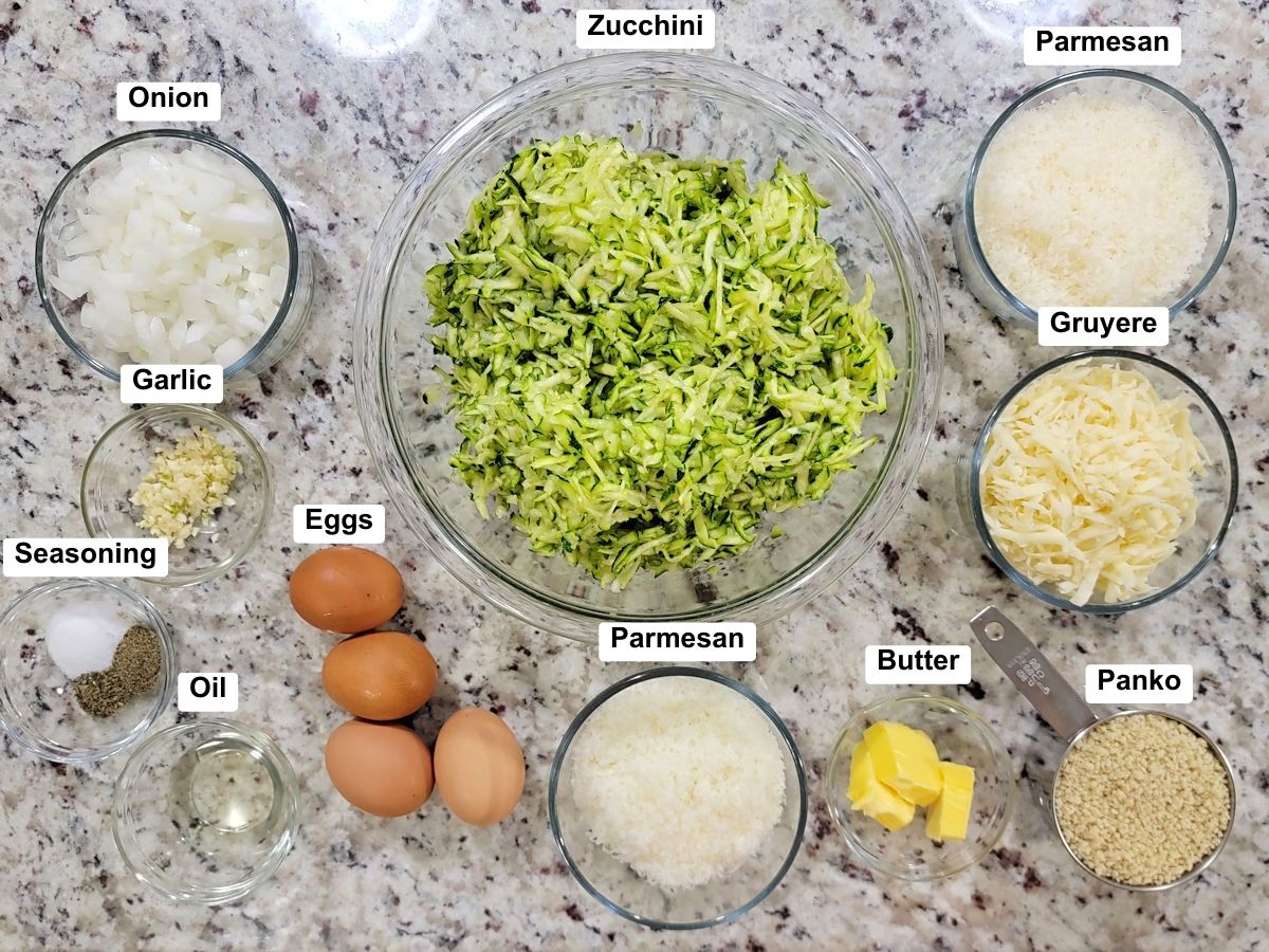 Ingredients on a counter top.