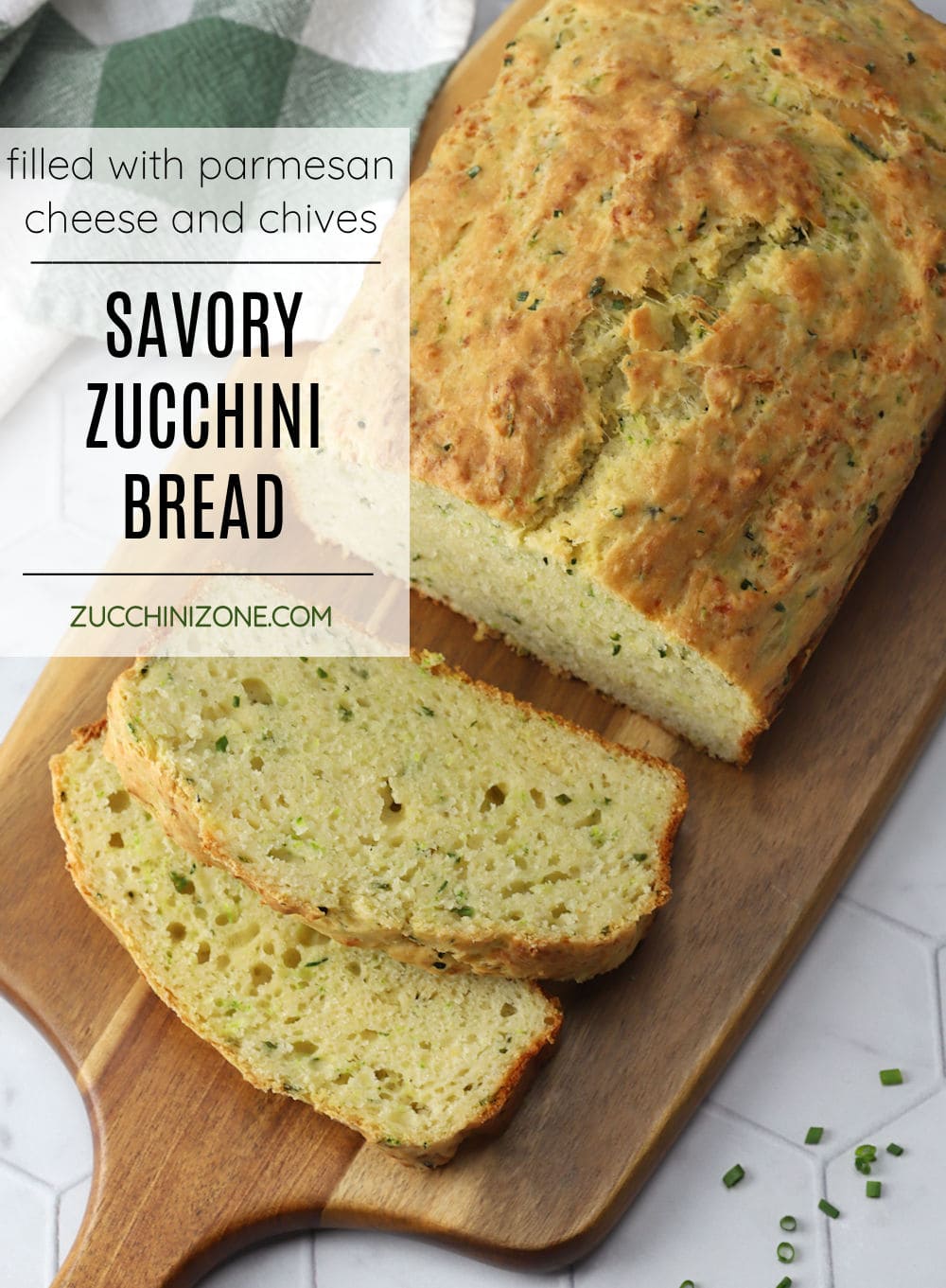 Savory Zucchini Bread - Zucchini Zone