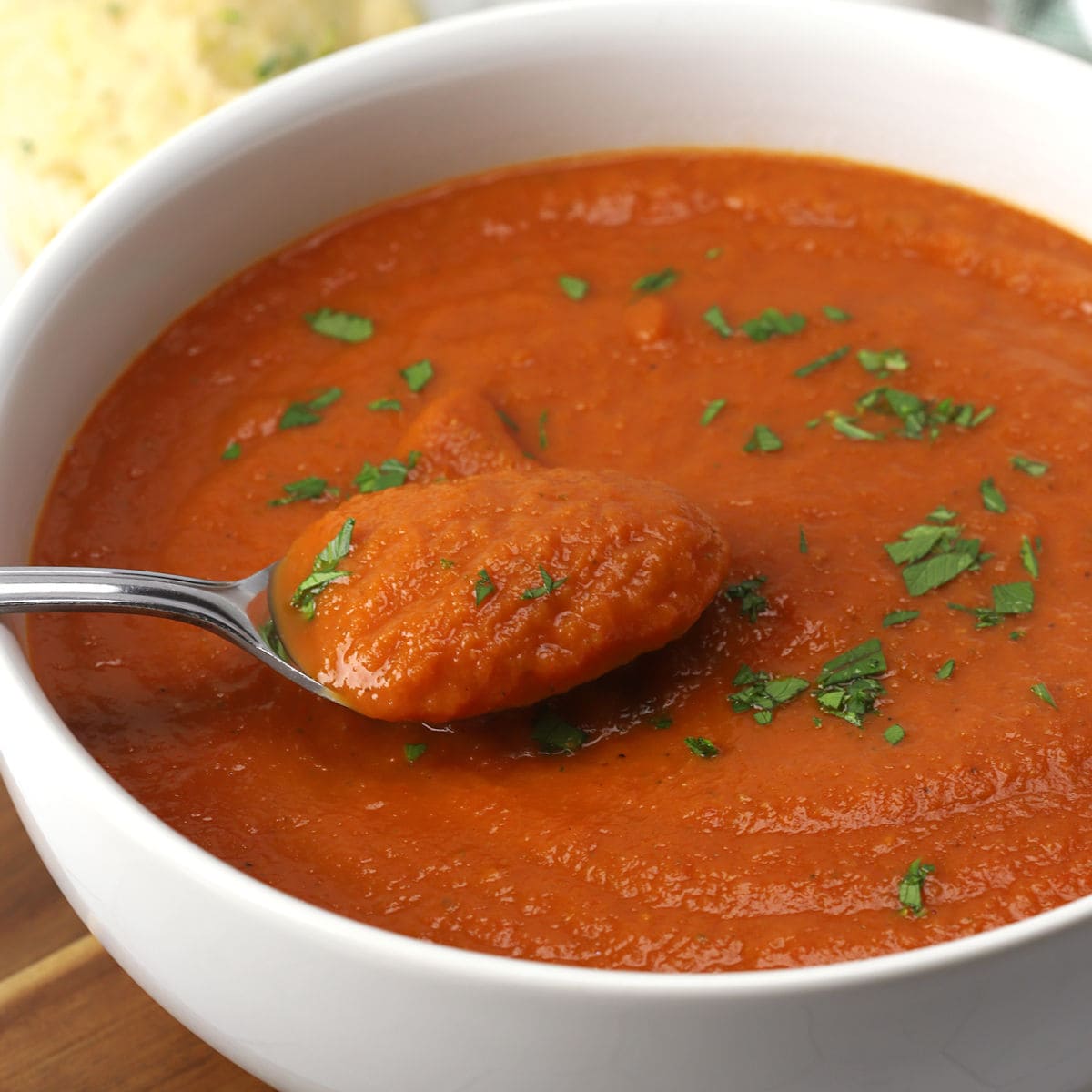 Tomato Zucchini Soup - Zucchini Zone