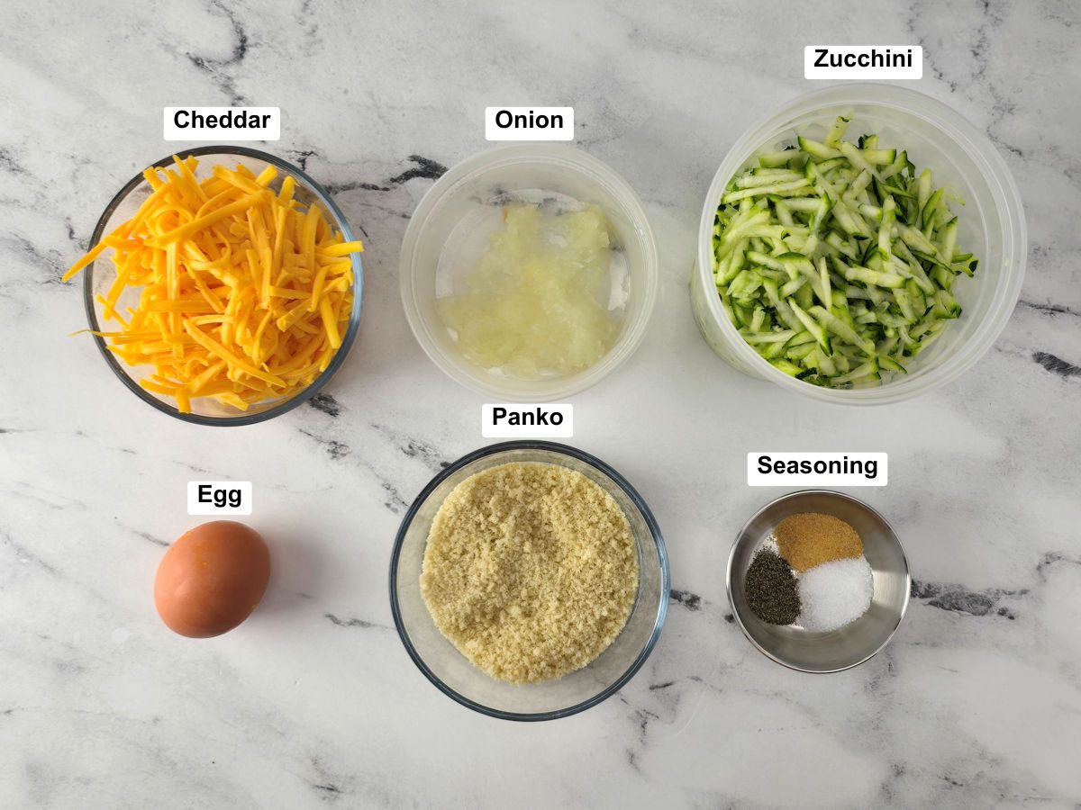 Ingredients on a counter top.